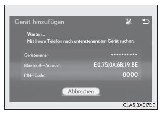 Registrieren eines Bluetooth-Geräts