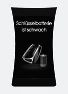 Schlüsselbatterie ist schwach
