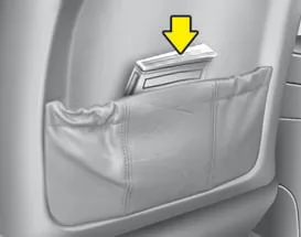 Tasche an der Sitzlehne