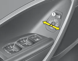 Einstellung aus dem Fahrzeuginnenraum