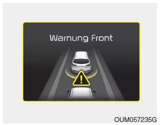 Warnung Vorne (1.Warnung)