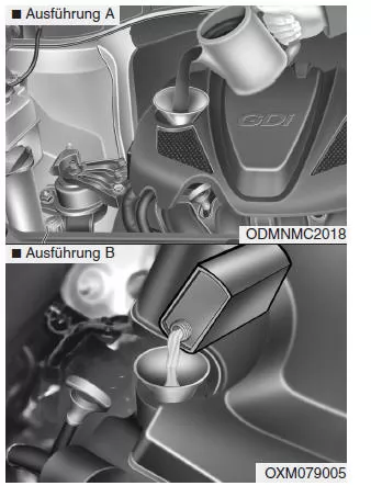 Motorölstand prüfen