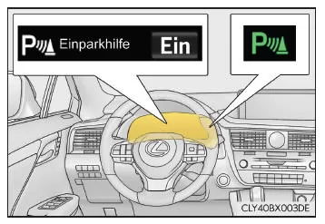 Lexus-Einparkhilfe