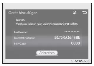 Registrieren eines Bluetooth-Geräts