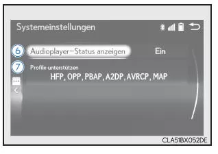 Detaillierte Bluetooth-Einstellungen