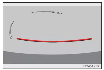 Monitor der Lexus-Einparkhilfe
