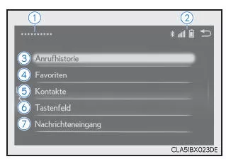 Verwendung eines Bluetooth-Telefons