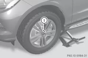 Rad abnehmen 