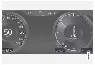 12-Zoll-Fahrerdisplay.