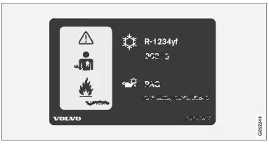 Aufkleber Klimaanlage