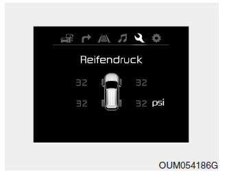 Reifenluftdruck prüfen