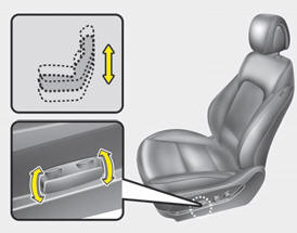 Sitzkissenhöhe (Fahrersitz)