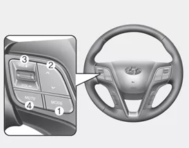 Audio-Schalter im Lenkrad