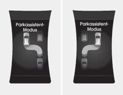 Parkassistent ein modus auswählen