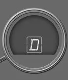 Fahrstufenanzeige Automatikgetriebe