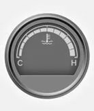 Motorkühlmittel-Temperaturanzeige