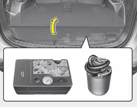 Im fall einer reifenpanne