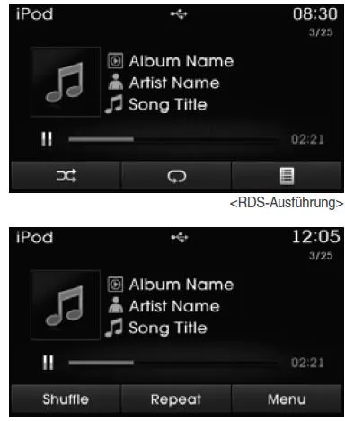 iPod-Modus verwenden