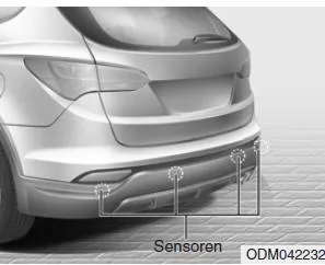 Parkassistent hinten