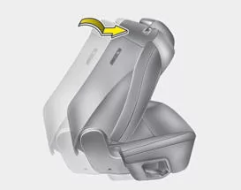 Sitz mit Einsteighilfe