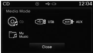 In den Media-Modus wechseln