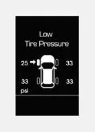 Reifendefekt-Positionsanzeige und Reifenluftdruckanzeige