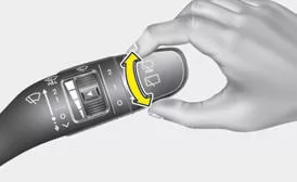 Heckscheibenwischer- und Wascherschalter