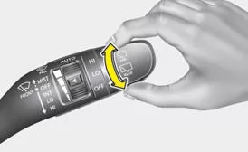 Heckscheibenwischer- und Wascherschalter