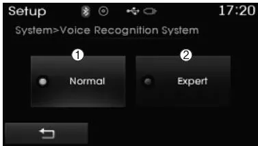 Spracherkennungsmodus einstellen