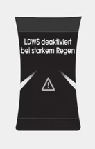 Unter den folgenden Bedingungen ist das Spurhaltewarnsystem ohne Funktion