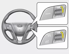 Eingestellte Tempomat-Geschwindigkeit erhöhen