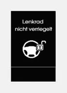 Lenkrad nicht verriegelt