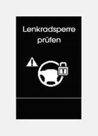Lenkradsperre prüfen