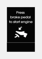 Bremse betät. für Motorstart