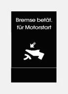 Bremse betät. für Motorstart
