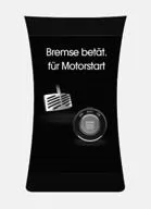 Bremse betät. für Motorstart