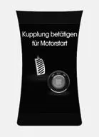 Kupplung betätigen für Motorstart