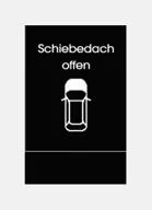 Schiebedach offen