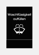 Waschflüssigkeit auffüllen