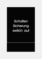 Schalten Sicherung switch auf