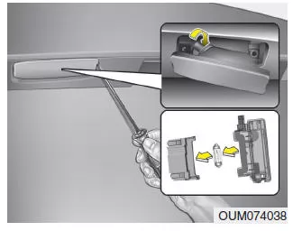 Glühlampe der Kennzeichenbeleuchtung ersetzen