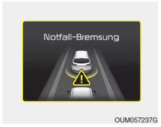 Notfall-Bremsung
