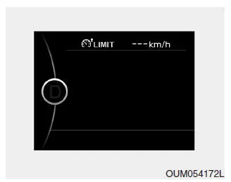Zum Abstellen der Höchstgeschwindigkeitsregelung
