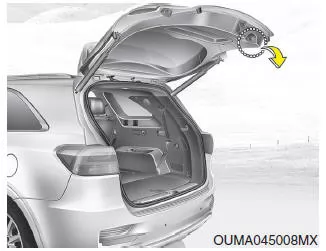 Heckklappe schließen