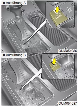 Integrierte fahrmodussteuerung