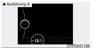 Außentemperaturanzeige