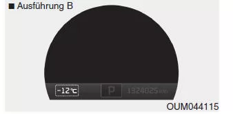 Außentemperaturanzeige