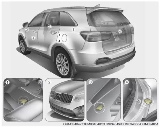 Airbag-Aufprallsensoren