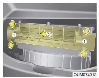 Luftfilter des klimasystems