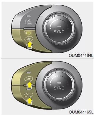 Frischluft-/Umluftschaltung